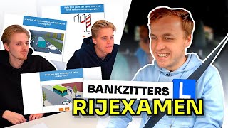 DE BANKZITTERS DOEN RIJEXAMEN [upl. by Stubstad487]