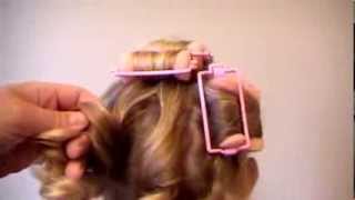 How to use sponge rollers for spiral curls [upl. by Kaitlin22]