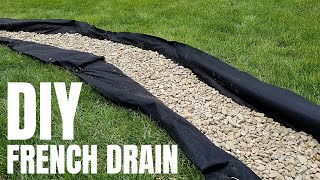 How to Install a French Drain  The Home Depot [upl. by Qerat]