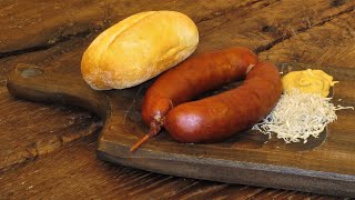 How to Make Polish Sausage Kransky Sausage and Kielbasa Krakowska [upl. by Annatsirhc937]