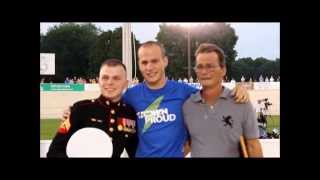 Marine honored as quotHometown Heroquot surprises brother [upl. by Gariepy376]