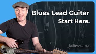 Blues Lead Guitar For Beginners Start Here [upl. by Airamahs62]