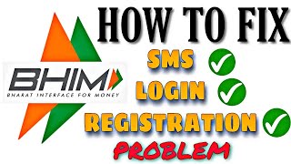 BHIM App Mobile Number Verification Failed UPI Registration Problem Fixed SMS  2020 ✔✔ [upl. by Conchita]