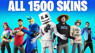 Fortnite ALL SKINS All 23 Season [upl. by Etnelav]