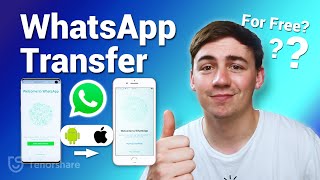 How to Transfer WhatsApp Data from Android to iPhone For Free [upl. by Helbonnas]