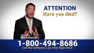 GoldWater Law Firm Commercials PT 1 [upl. by Yhtur]