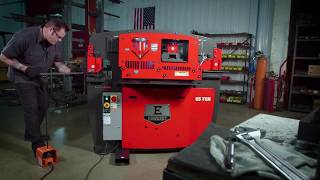 Edwards 65Ton Ironworker with PowerLink System [upl. by Ailekahs]