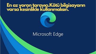 Yavaş Bilgisayarların Kurtarıcısı Microsoft EdgeAyarlarAramayı Google Yapma [upl. by Oisinoid]