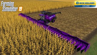 Farming Simulator 19  The Fastest Harvester High speed Harvesting In The Field [upl. by Edlitam2]