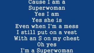 Superwoman Alicia Keys Lyrics [upl. by Irik]