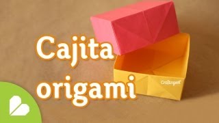 Como hacer Caja Origami BASICA y FACIL [upl. by Cypro]