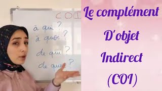 le complément dobjet indirect COI [upl. by Rainger42]