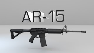 How An AR15 Rifle Works Part 1 Components [upl. by Wolff]