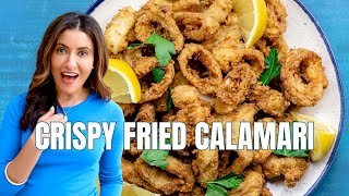 How to Make Crispy Fried Calamari Better Than Restaurants [upl. by Eniamrahs]