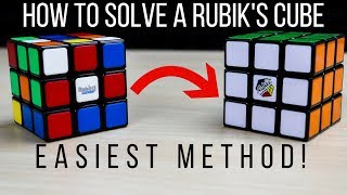 How to Solve A Rubiks Cube EASIEST Method [upl. by Ysset909]