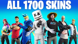 Fortnite ALL SKINS All 27 Season [upl. by Athallia65]