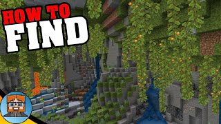 How to Find Lush Caves in Minecraft Bedrock [upl. by Cully]