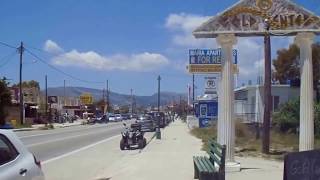 Full Street Walk  Kalamaki  Zakynthos  May 2017 [upl. by Enomaj]