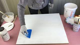 How to Gesso a Wood Panel by Rachael McCampbell [upl. by Ellehcar]