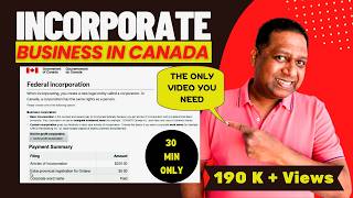 Registering A Corporation In Canada Under 30 Minutes  How To Register Business Canada 🔥 [upl. by Thirzia]