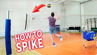 How to Spike a Volleyball Best Tutorial For Begginers [upl. by Heins]