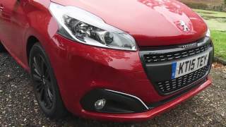 Peugeot 208 Full Video Review 2015 [upl. by Anilos133]