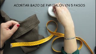 SUBIR BAJO DE PANTALÓN A MÁQUINA [upl. by Till66]