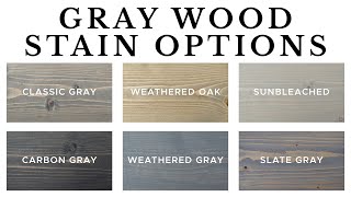 Grey Wood Stain Options [upl. by Furr550]