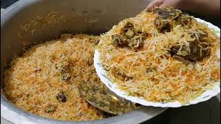 Original Mutton Biryani By Bawarchi for 50 People  Lucknowi Mutton Biryani  Easy Biryani Recipe [upl. by See]