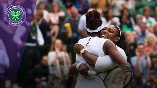 Serena and Venus Williams best Wimbledon shots [upl. by Yragerg]