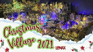 CHRISTMAS VILLAGE 2021 LEMAX [upl. by Ahsenav]