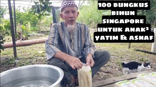 Bihun Goreng Singapore  Resepi Tokwan  100 bungkus untuk anak yatim amp asnaf [upl. by Anitteb]