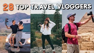 28 TOP TRAVEL VLOGGER channels to follow [upl. by Orsola]