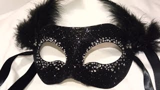 Masquerade Mask quot Night Skyquot DIY [upl. by Pellet]