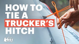 How to Tie a Truckers Hitch [upl. by Reld]