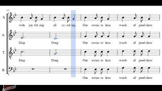 Choirchór Carol of the bells  Alto  score [upl. by Rekcut]