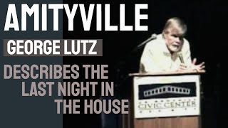 Amityville  George Lutz describes the last night in the Amityville House [upl. by Siraj]