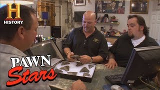 Pawn Stars 4 Times People Actually Pawned an Item  History [upl. by Nodyarg]