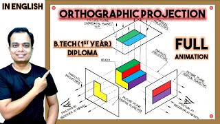 Orthographic ProjectionAn IntroductionEngineering DrawingEngineering GraphicsEnglish [upl. by Sebbie249]