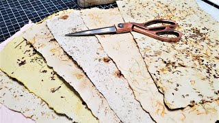 How to Make Handmade Paper Easy Step by Step Tutorial for Beginners The Paper Outpost [upl. by Ymmik487]