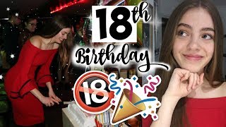 My Cheeky Lil 18th Birthday Party Vlog 2018 🎉 best birthday of my life x [upl. by Veradi511]