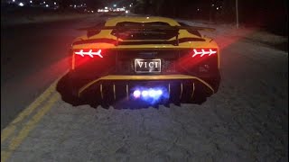 Straight piped Lamborghini Aventador SV Pure sound [upl. by Bush792]