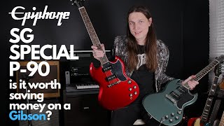 Epiphone SG Special P90  Is It Worth Saving On Gibson [upl. by Babcock]