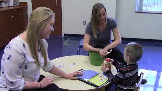 3yearold Rage is learning to speak using his PECS book [upl. by Esmerelda]