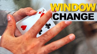 THE WINDOW COLOR CHANGE  Card Trick Tutorial [upl. by Einnaj]