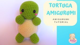 TORTUGA TIERNA Amigurumi Tutorial Curso [upl. by Enimsaj]