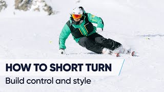 HOW TO SKI SHORT TURNS  3 tips with Benni Walch [upl. by Thain]