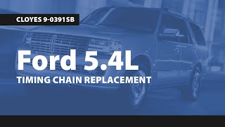 Ford 54L Timing Chain Replacement Cloyes 90391SB [upl. by Crockett]