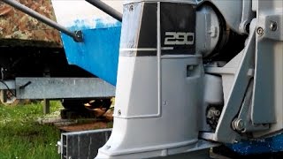 Volvo Penta 290A sterndrive installation [upl. by Patnode]