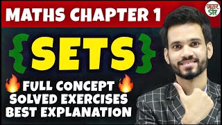 Sets Class 11  Maths Chapter 1  ConceptTypesQuestionsSolutionsConceptRepresentionSuper Set [upl. by Amelus]